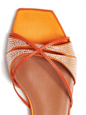 Sandály bez podpatku D'accori oranžové