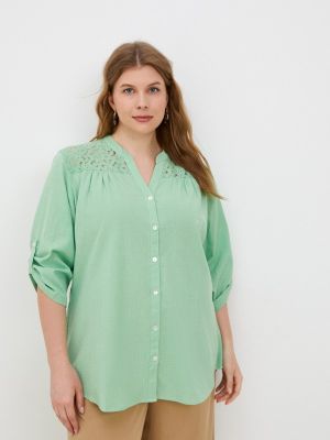 Рубашка Just Beauty зеленая