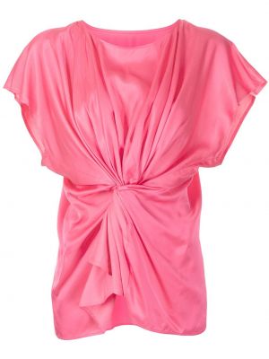 Kort bluse Mm6 Maison Margiela rosa