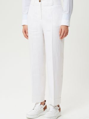 Прямые брюки Cappellini By Peserico белые