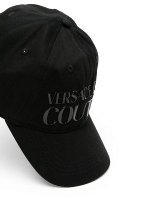 Czapka z daszkiem Versace Jeans Couture czarna