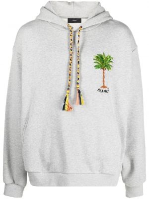 Hoodie mit print Alanui grau