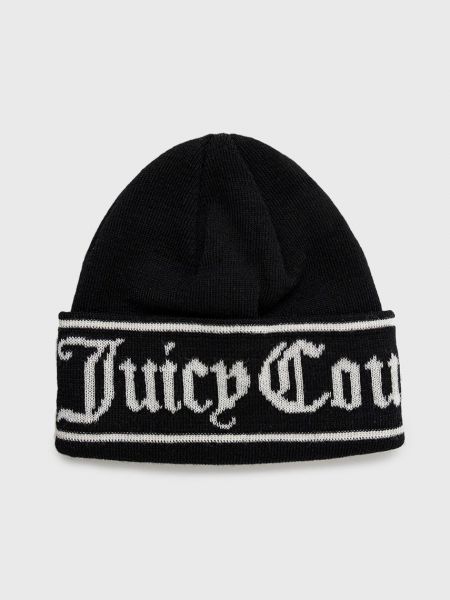 Вълнена шапка Juicy Couture черно