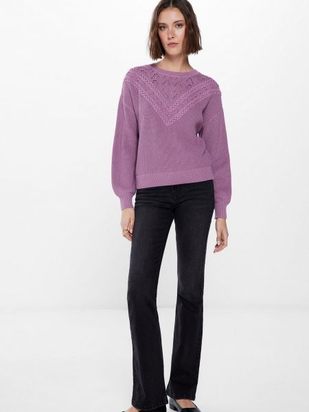 Пуловер Springfield фиолетовый