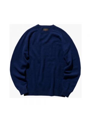 Sweter Beams Plus niebieski