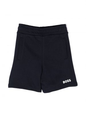 Pantaloncini con stampa Boss Kidswear blu