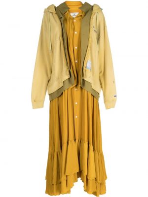 Košilové šaty s kapucí Maison Mihara Yasuhiro
