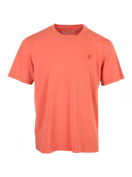 Tričko s krátkými rukávy Timberland oranžové