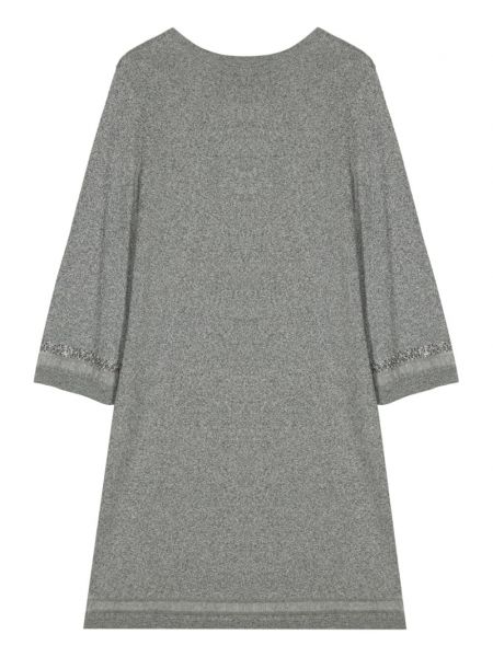Šaty s knoflíky Chanel Pre-owned šedé