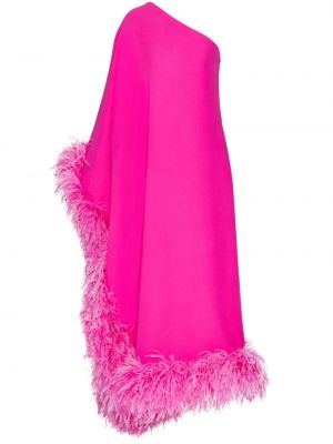Βραδινό φόρεμα με φτερά Valentino Garavani ροζ