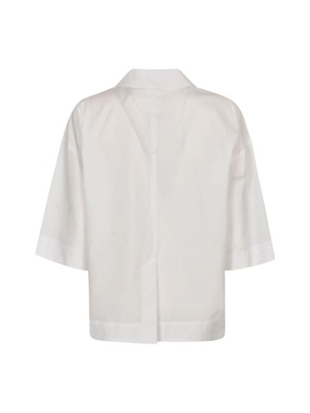 Camisa de algodón de cristal Sportmax blanco