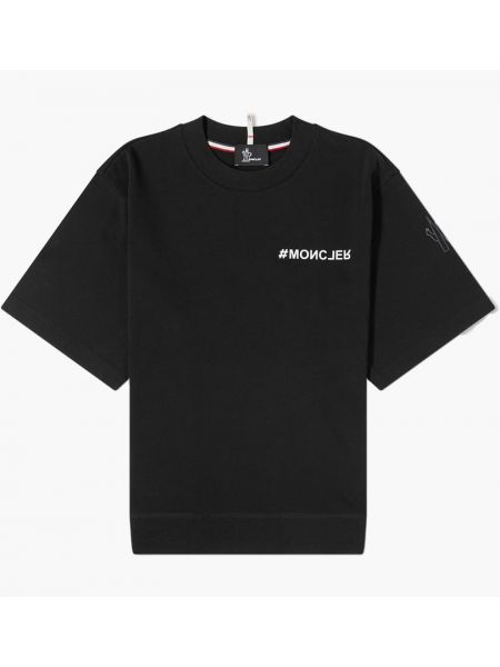 Чорна футболка Moncler