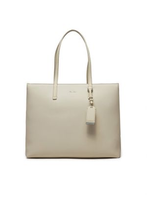 Shopper torbica od nubuka od nubuka Calvin Klein siva