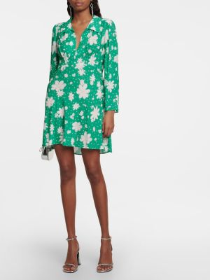 Mini robe à fleurs Rixo vert