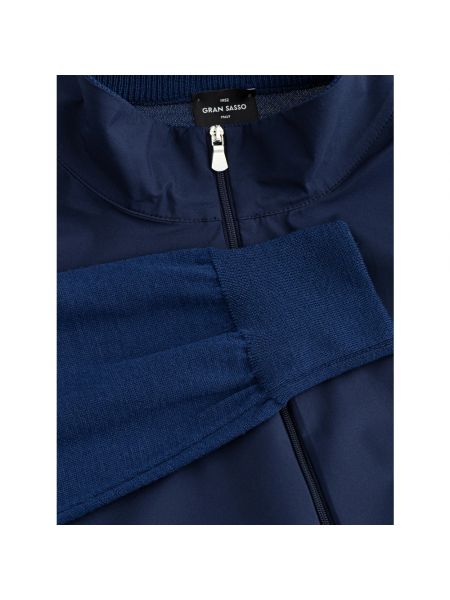 Jersey de tela jersey Gran Sasso azul