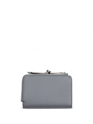 Slim fit kožená peněženka Marc Jacobs šedá