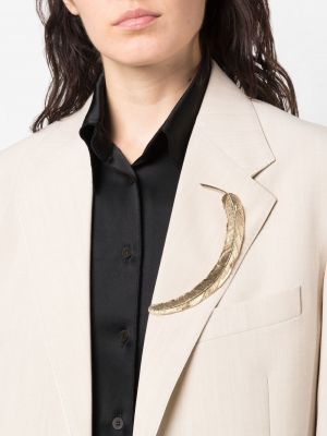 Broša ar spalvām Chanel Pre-owned zelts