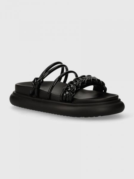 Papuci cu platformă Desigual negru
