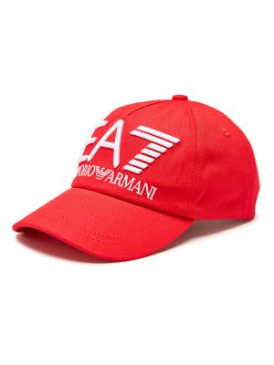 Șapcă Ea7 Emporio Armani roșu