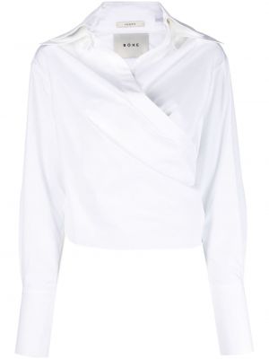 Camicia di cotone Róhe bianco
