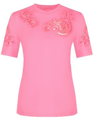 Розовая футболка Ermanno Scervino