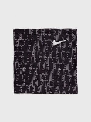 Шарф с принтом Nike черный