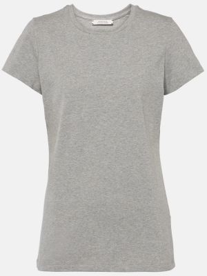 T-shirt di cotone in jersey Dorothee Schumacher grigio