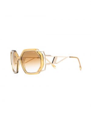 Oversize sonnenbrille mit farbverlauf Cazal gold
