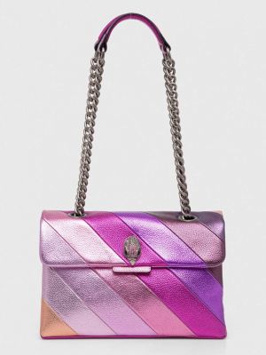 Bőr táska Kurt Geiger rózsaszín