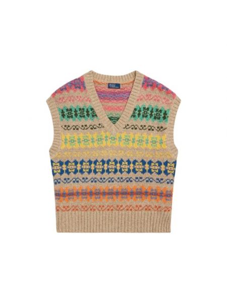 Sweter z dekoltem w serek Polo Ralph Lauren