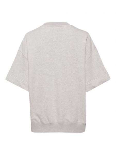 Bluza bawełniana Jil Sander szara