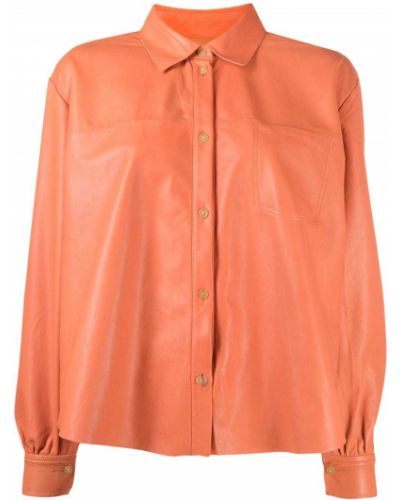 Camisa manga larga Forte Forte naranja