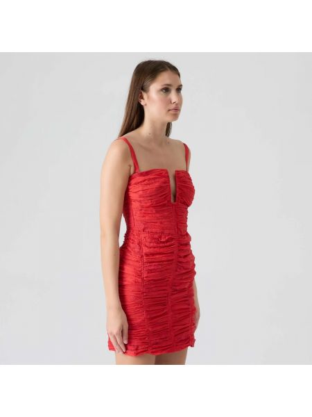 Mini vestido drapeado Sabina Musayev rojo
