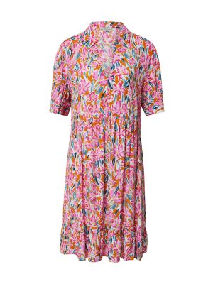 Košeľové šaty Comma Casual Identity ružová