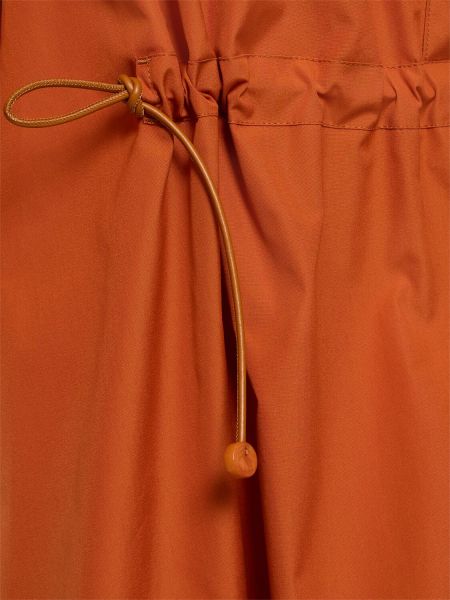 Kokvilnas krekls Max Mara oranžs