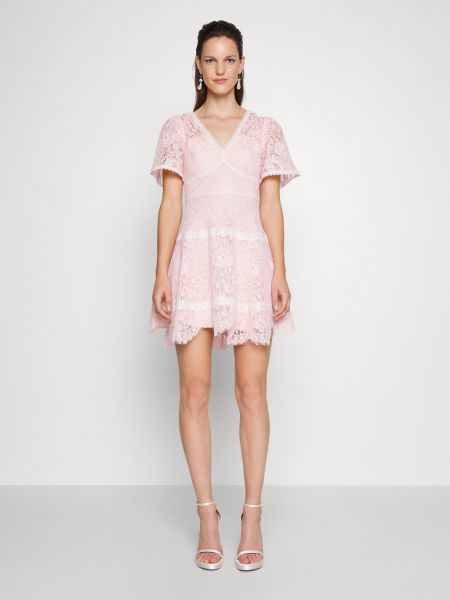 Коктейльное платье Needle & Thread розовый