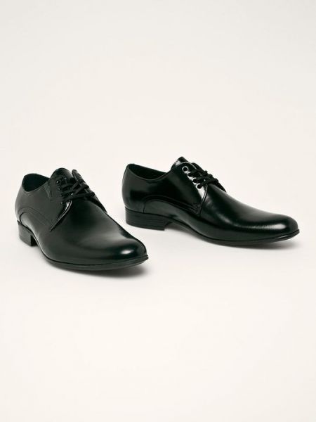 Кожаные ботинки Wojas черные