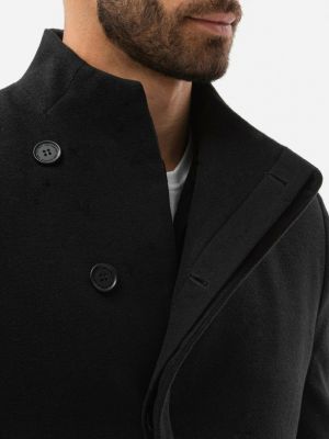 Płaszcz Ombre Clothing czarny