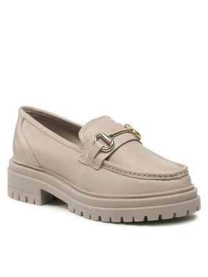 Loafers Dune London beżowe