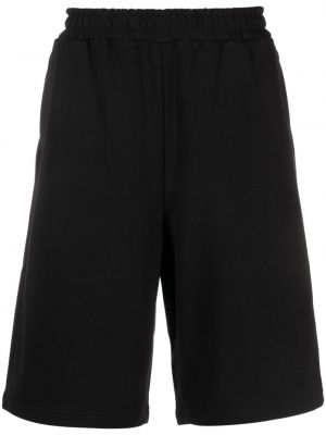 Shorts de sport en coton à imprimé 44 Label Group noir