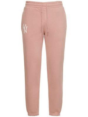 Pantaloni sport New Era roz
