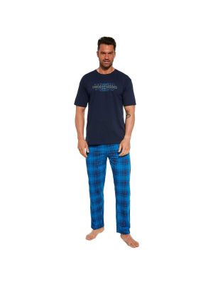 Pyžamo Cornette modré