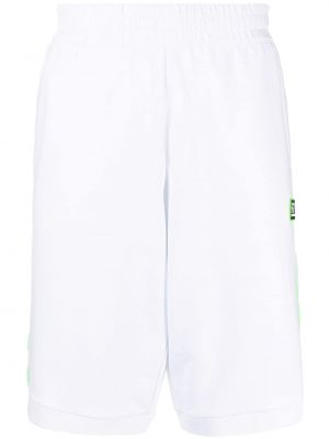 Bomull bermudashorts Ea7 Emporio Armani hvit