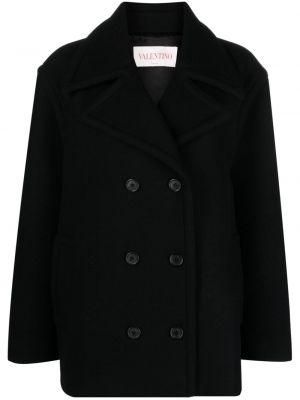 Kabát Valentino Garavani čierna