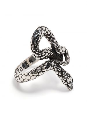Prsten s hadím vzorem Stolen Girlfriends Club stříbrný