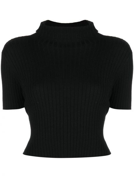 Crop top Staud svart