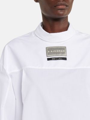 Camicia di cotone Mm6 Maison Margiela bianco