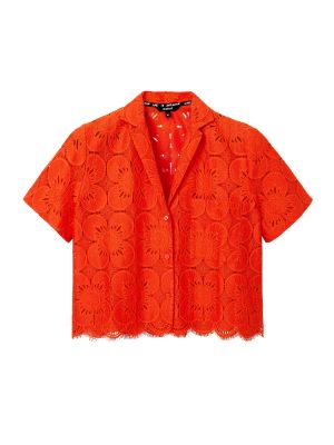 Priliehavá košeľa Desigual oranžová