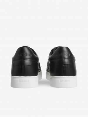 Kožené tenisky Calvin Klein čierna