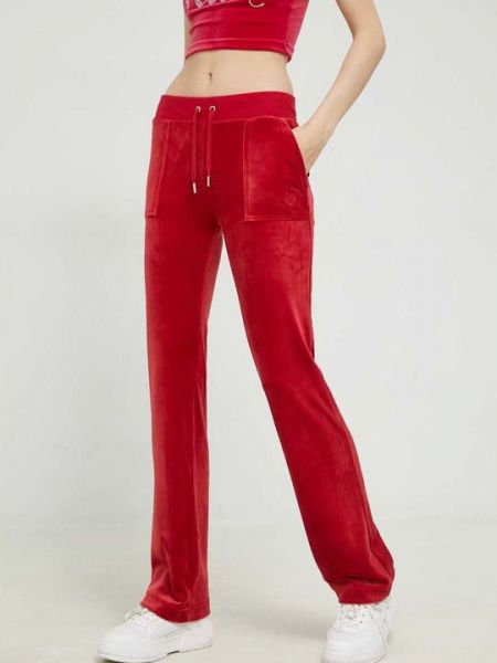 Спортивные штаны Juicy Couture красные